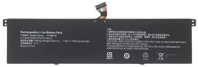 Main image of R15B01W Battery for Xiaomi Pro 15.6 Inch -7.68V 60.2Wh 7850mAh Li-ion Pro GTX