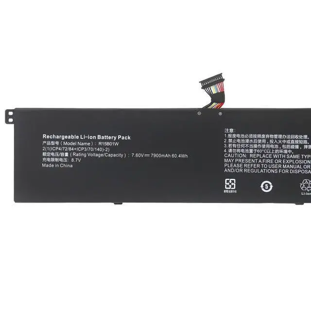 Alt view image 2 of 3 - R15B01W Battery for Xiaomi Pro 15.6 Inch -7.68V 60.2Wh 7850mAh Li-ion Pro GTX