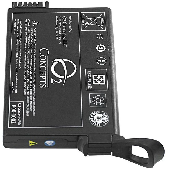 Main image of 800-1002 Replacement Battery for O2 Concepts Oxlife Independence | OEM Part 4ICR19/65-3 | 14.4V 6.5Ah Rechargeable Li-ion