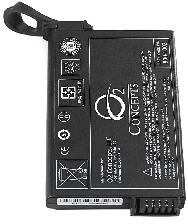 Alt view image 2 of 3 - 800-1002 Replacement Battery for O2 Concepts Oxlife Independence | OEM Part 4ICR19/65-3 | 14.4V 6.5Ah Rechargeable Li-ion
