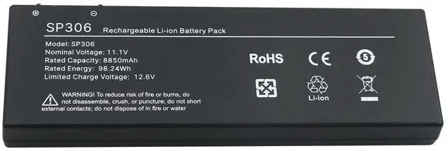 Main image of New SO-SP306 90Wh 10.95V 8250mAh 9-Cell Li-ion Battery for Siemens Field PG M6 M5 M4 Replaces 6ES7798-0AA10-0XA0 Grade A Cells 12 Month Warranty