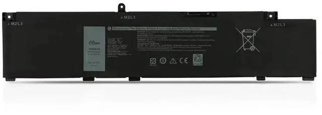 Main image of New MV07R 68Wh 11.4V 6-Cell Li-ion Battery for Dell G3 3500 3590 G5 5500 LONG Cell (Occupies HDD Bay) Replaces 266J9 M4GWP Grade A Cells 1 Year Warranty