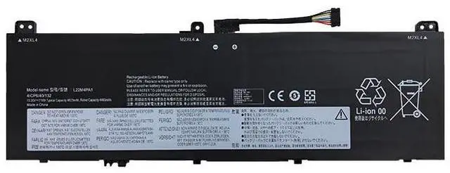 Main image of New L22D4PA1 71Wh 15.36V 4-Cell Li-ion Battery for Lenovo Yoga 7 2-in-1 Gen8 Gen9 14/16 Replaces L22M4PA1 L22C4PA1 Grade A Cells 12 Month Warranty