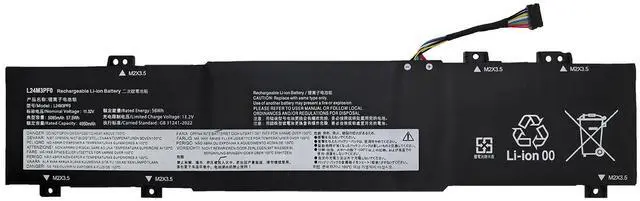 Main image of New L24M3PF0 57.5Wh 11.31V 3-Cell Li-Polymer Battery for Lenovo LOQ 15IAX9E 83LK Replaces L24D3PF0 SB11Q32532 Grade A Cells 12 Month Warranty
