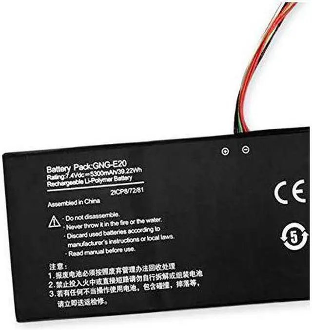 Alt view image 3 of 3 - 7.4V 5300mAh 39.22WH GNG-E20 Laptop Battery for GIGABYTE Ultrabook U21MD GNG-E20 2ICP8/72/81