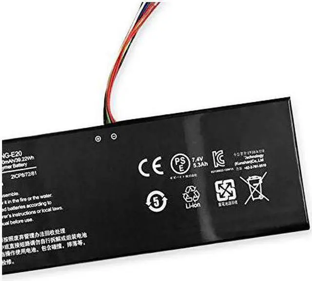 Alt view image 2 of 3 - 7.4V 5300mAh 39.22WH GNG-E20 Laptop Battery for GIGABYTE Ultrabook U21MD GNG-E20 2ICP8/72/81