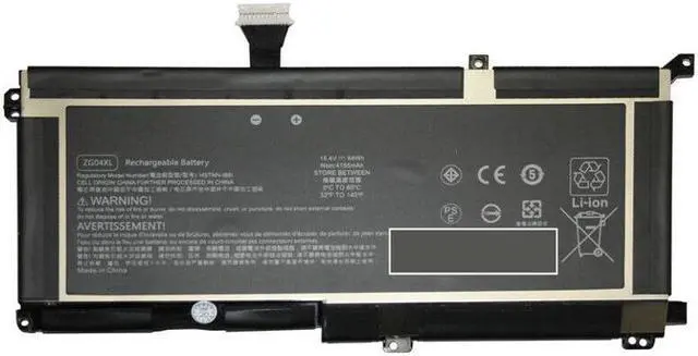Main image of New ZG04XL Laptop Battery for Hp HQ-TRE 71025 Series Notebook HSTNN-IB8I L07352-1C1 L07046-855 Black 15.4V 64Wh