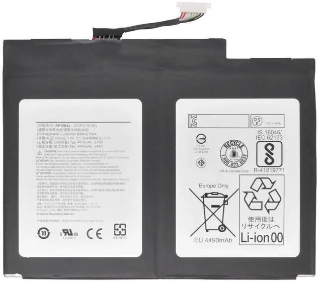 Main image of New 7.6V AP16B4J KT.00204.003 Battery for Acer Switch Alpha 12 SA5-271-75UX