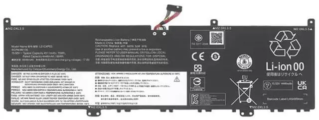 Main image of L21M4PE3 71Wh Battery for Lenovo Yoga 7 - Replacement for 16IAP7/14IAL7/14ARB7 - 15.36V Li-ion Laptop Battery (Compatible with L21B4PE2, L21L4PE0, SB11F38368, 5B11F38367)