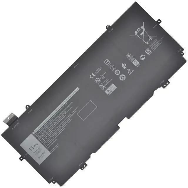 Main image of 52TWH Laptop Battery for Dell XPS 13 7390 2-in-1  7.6V 51Wh (6375mAh)  Replaces MM6M8, 0MM6M8, XX3T7, 0XX3T7, P103G  4-Cell Li-ion Replacement Battery