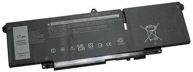 Main image of 66DWX Laptop Battery for Dell Latitude 7340 7440 7640 7350 7450 7650 | 57Wh 4-Cell | Replaces 86D0Y, 0HYH8, WW8N8, P126F, P175G