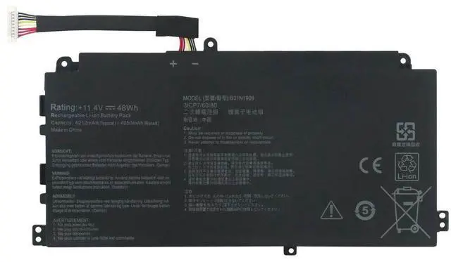 Main image of New B31N1909 48Wh 11.4V 3-Cell Li-Polymer Battery for ASUS ExpertBook P2 P2451 L2502 Replaces 0B200-03670000 Grade A Cells 12 Month Warranty