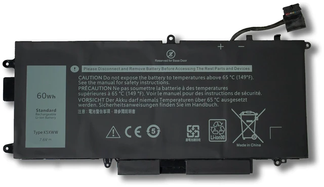 Main image of New 71TG4 K5XWW 7.6V 60Wh 3-Cell Li-ion Battery for Dell Latitude 5289 7389 7390 2-in-1 Replaces X49C1 6CYH6 725KY 12-Month Warranty