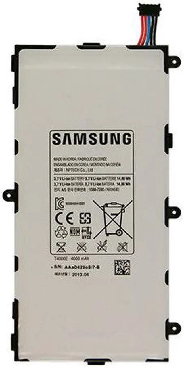 Alt view image 3 of 6 - Battery for Samsung Galaxy Tab 3 7inch SM-T210 T4000E