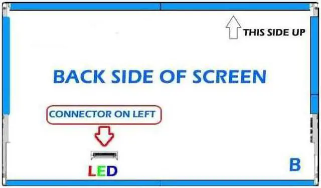 Alt view image 2 of 3 - COMPATIBLE SCREEN FOR HP COMPAQ B156XW02 V2 15.6" WXGA HD LAPTOP LED SCREEN FOR LAPTOP AND NOTEBOOK