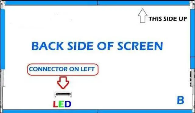 Alt view image 5 of 5 - Laptop Screen for 10.1" LP101WS1(TL)(A1) UMPC WSVGA Notebook LCD Screen Panel Display