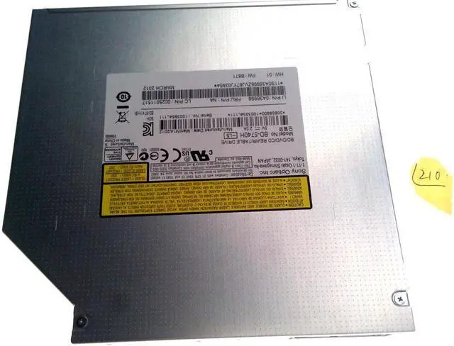 Alt view image 3 of 5 - BD-5740H for Sony NEC BD-5740L BD-5740S SATA Tray Loading 6x BD Write Slim Laptop drive device odd 12.7mm