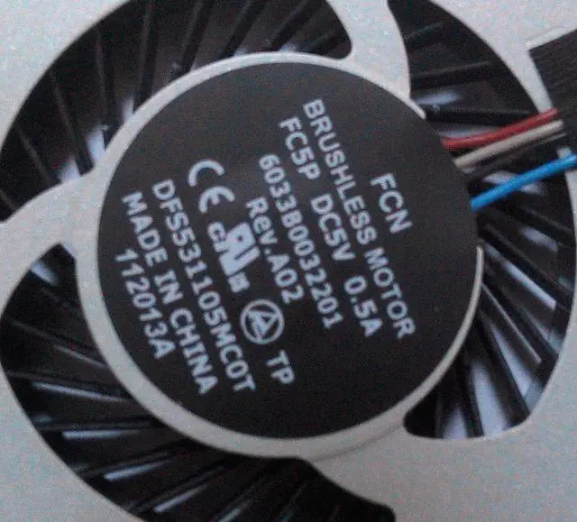 Alt view image 2 of 2 - For HP 350 G1 CPU Cooling fan 6033B0036601 746657-001 KSB0805HB DJ73