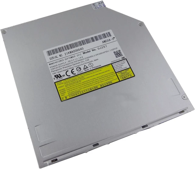 Main image of Panasonic UJ267 9.5mm SATA Slot Load Blu Ray Burner BD-RE BDXL Writer Drive