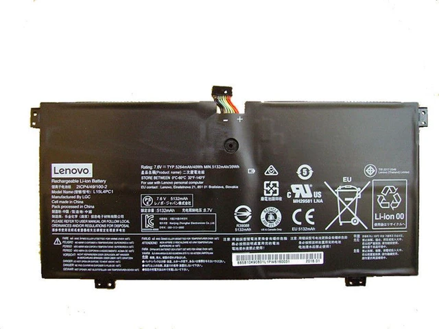 Main image of 40Wh Genuine Original L15L4PC1 Battery for Lenovo Yoga 710 L15M4PC1 Series
Be the first to write a review.