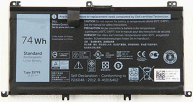 Alt view image 2 of 2 - New Genuine 357F9 battery for Dell Inspiron 15 INS15PD 7559 15 7000 7566 7567