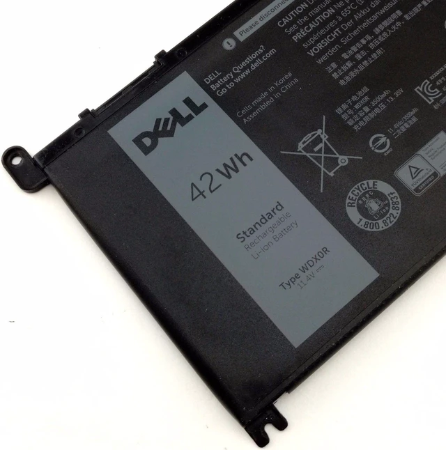 Alt view image 4 of 5 - 42Wh WDX0R Battery For Dell Inspiron 15 5568 13 7368 series T2JX4 WDXOR 11.4V
