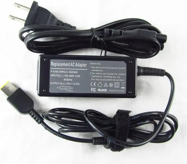 Alt view image 3 of 3 - Original AC Adapter Power Charger 45W For Lenovo IBM Thinkpad T431s X1 Helix 20V-2.25A