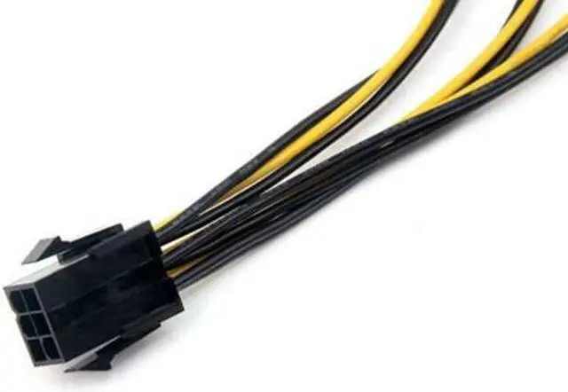 Alt view image 4 of 4 - 2pcs PCIe 6pin Female to 3 Molex IDE 4pin Female Graphic Card Power Supply Cable