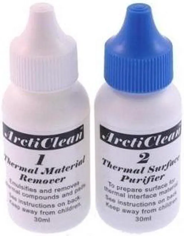 Main image of ArctiClean 60ml Kit 1 & 2 Thermal Grease Paste Compound Remover and Purifier