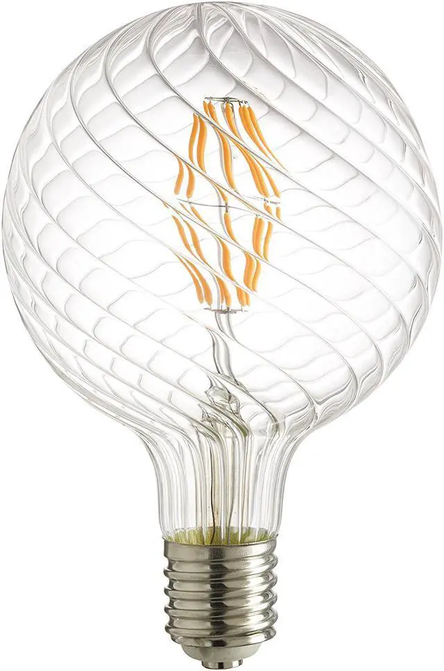 Main image of G48/LED/SG/AQ/12W/D/22K/MOG LED Antique Filament Style 100W Equivalent G48 Globe Vintage Light Bulb with 2200K Mogul (E39) Base Clear Dimmable, Warm White