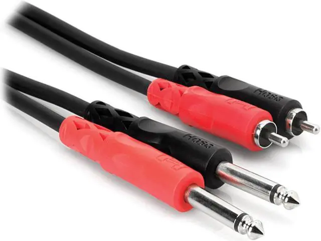 Alt view image 5 of 11 - Hosa CPR203 Dual 1/4" to RCA, 3 Meters (9.9 ft)