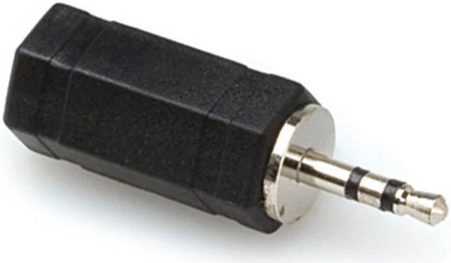 Alt view image 5 of 7 - Hosa GPM-471 Analog Audio Adaptor, 3.5mm TRS to 2.5mm TRS #GMP471