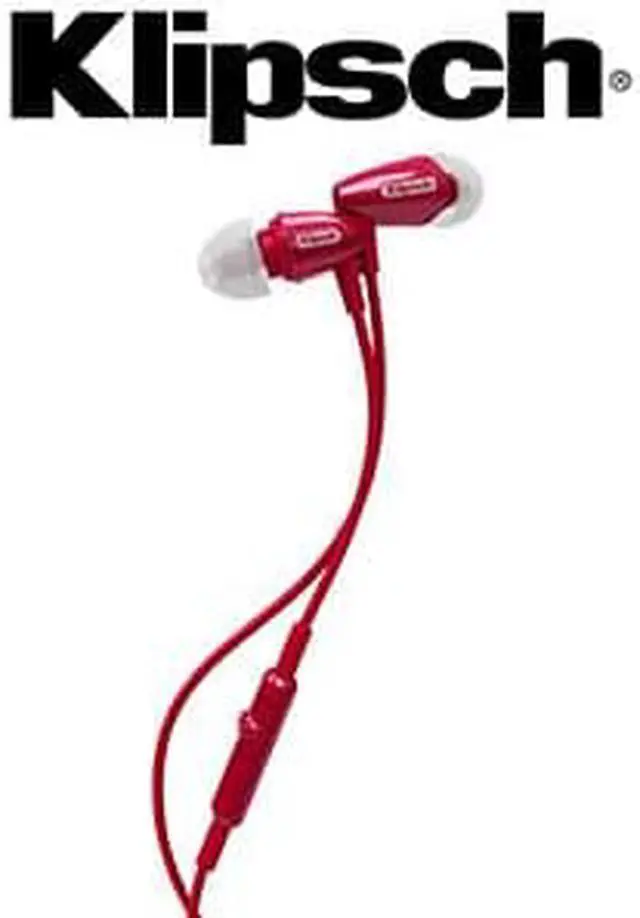 Alt view image 6 of 10 - Klipsch S3m In-Ear Headphones Red