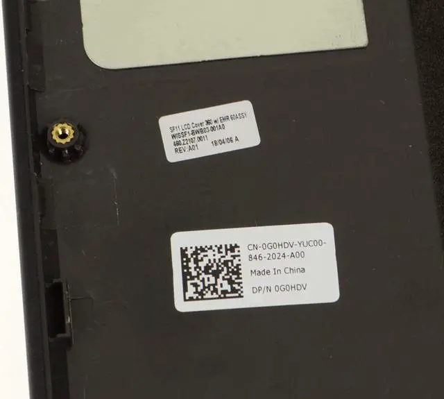 Alt view image 5 of 5 - Dell Chromebook 11 (5190) 2-in-1 Laptop Lcd Back Cover G0HDV