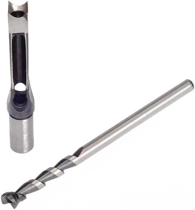 Alt view image 2 of 7 - 14mm 9/16'' Woodworking Square Hole Bits Drill Mortising Chisel Set 14mm/ 9/16" Mortiser Drills Bit Set