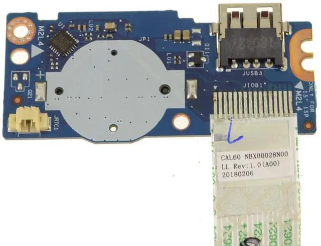 Alt view image 2 of 9 - Dell Inspiron 5575 5570 USB SD Card Reader IO Circuit Board  No ODD PXH3Y