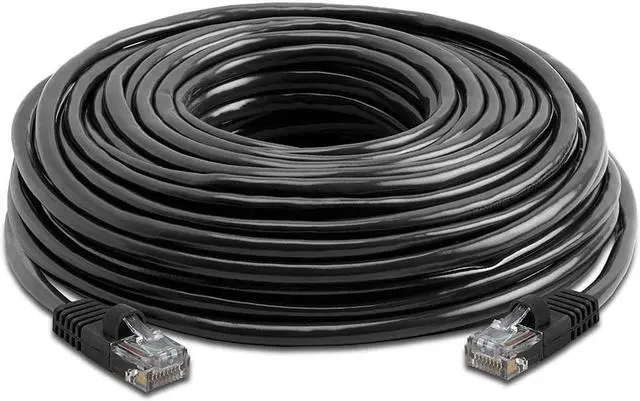 Alt view image 2 of 2 - Cmple - Cat5e Ethernet Patch Cables (75FT, Black)