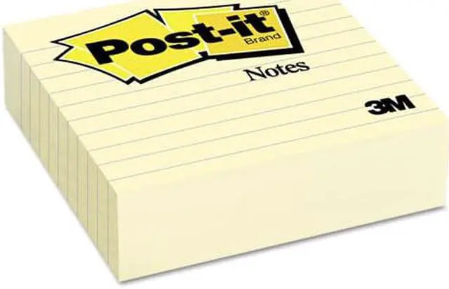 Alt view image 5 of 16 - 3M 675YL Original Notes 4 x 4 Canary Yellow 300 Sheets