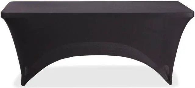 Alt view image 7 of 16 - iGear Fabric Table Cover Polyester/Spandex 30 x 72 Black 16521