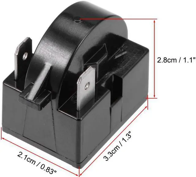 Alt view image 4 of 4 - 15 Ohm 2 Pin Refrigerator PTC Starter Relay