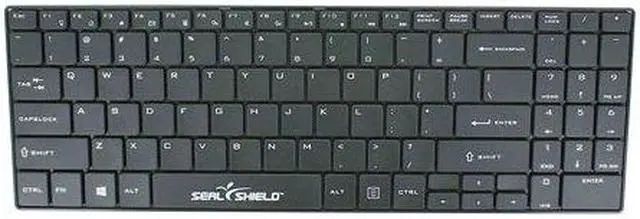 Alt view image 2 of 4 - Seal Shield Cleanwip Waterproof Keyboard SSKSV099V2