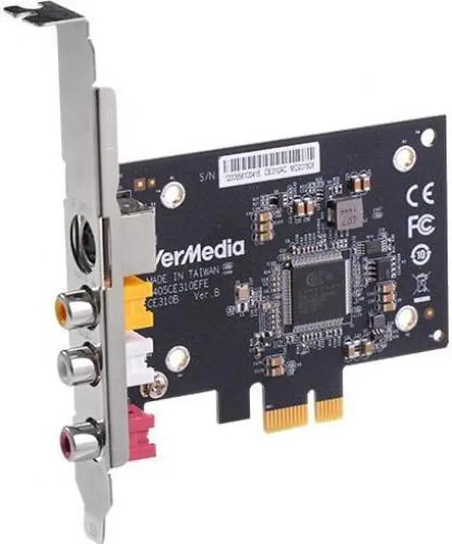 Alt view image 2 of 11 - AVerMedia SD PCIe Frame Grabber Composite S-Video Interfacing Functions CE310B