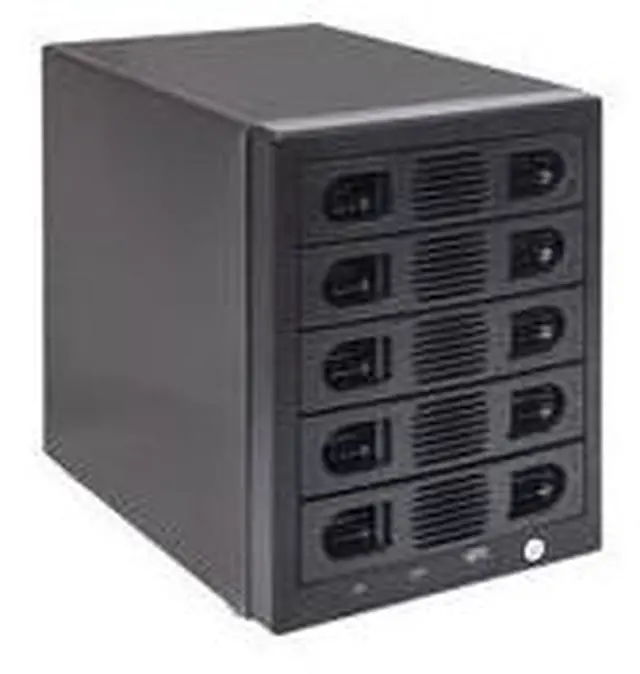 Alt view image 14 of 16 - Syba SY-ENC50118 5 Bay 2.5" and 3.5" SATA HDD External USB 3.0 / eSATA RAID Hard Drive Enclosure