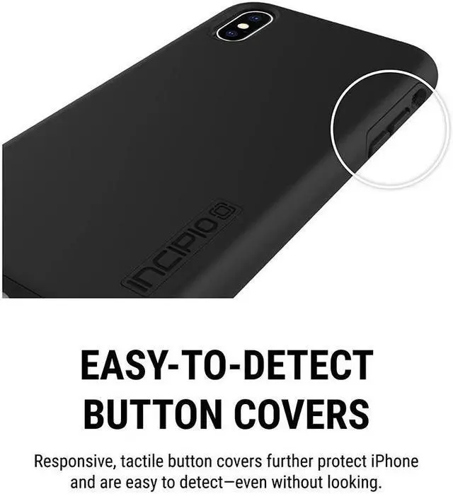 Alt view image 4 of 12 - Incipio DualPro for iPhone XR Black IPH1748BLK