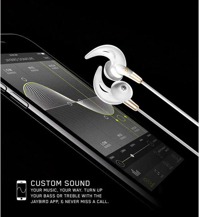 Alt view image 9 of 10 - Jaybird FREEDOM 2 In-Ear Wireless Bluetooth Sport Earbuds Headphones -Light Blue