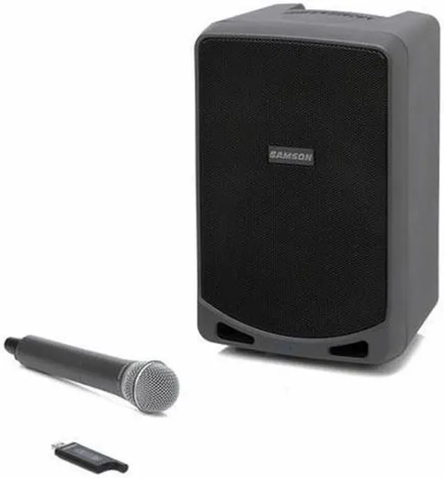 Alt view image 9 of 20 - Samson Expedition XP106w Rechargeable Wireless Portable PA System with Bluetooth