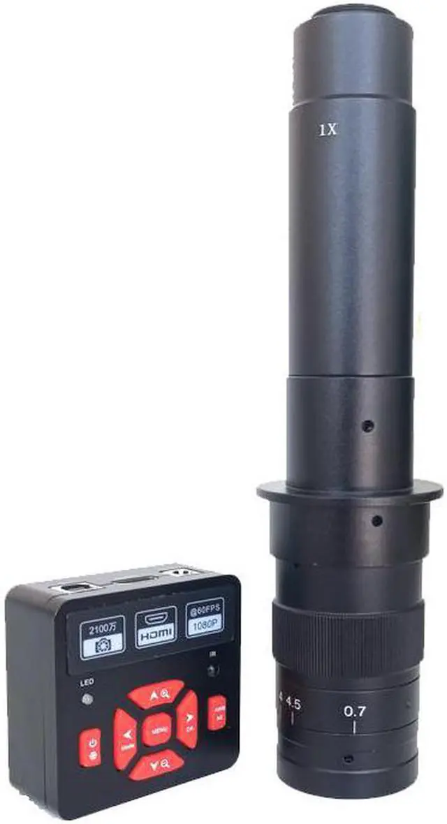 Main image of 21MP 1080P HDMI USB Digital Microscope Camera 300X C-Mount Magnification Adjustable Zoom Lens for IC Motherboard Repair