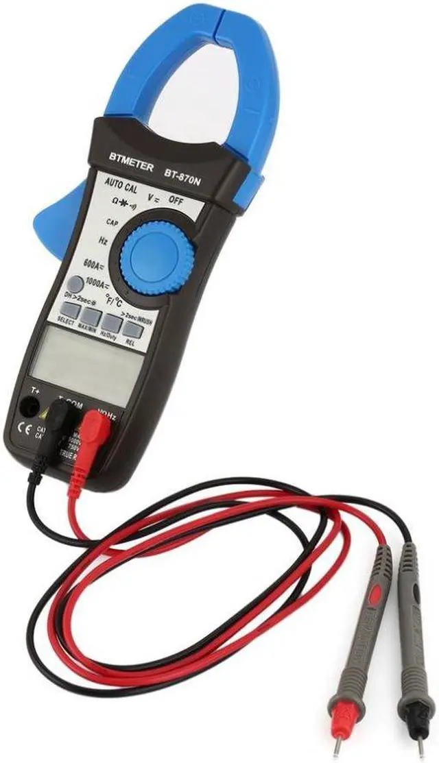 Alt view image 3 of 6 - BT-870N Digital Clamp Meter AC/DC Voltage Current Multimeter DMM Resistance Tester Meter