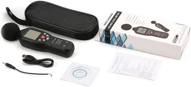 Alt view image 6 of 6 - TL-200 USB High Precision Decibel Sensor Digital Sound Level Decibel Meter 30-130dB With Backlight 32000 Data Noise Measurement