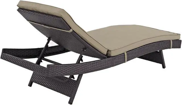 Alt view image 4 of 5 - Convene Chaise Outdoor Patio Set of 4 - Espresso Mocha